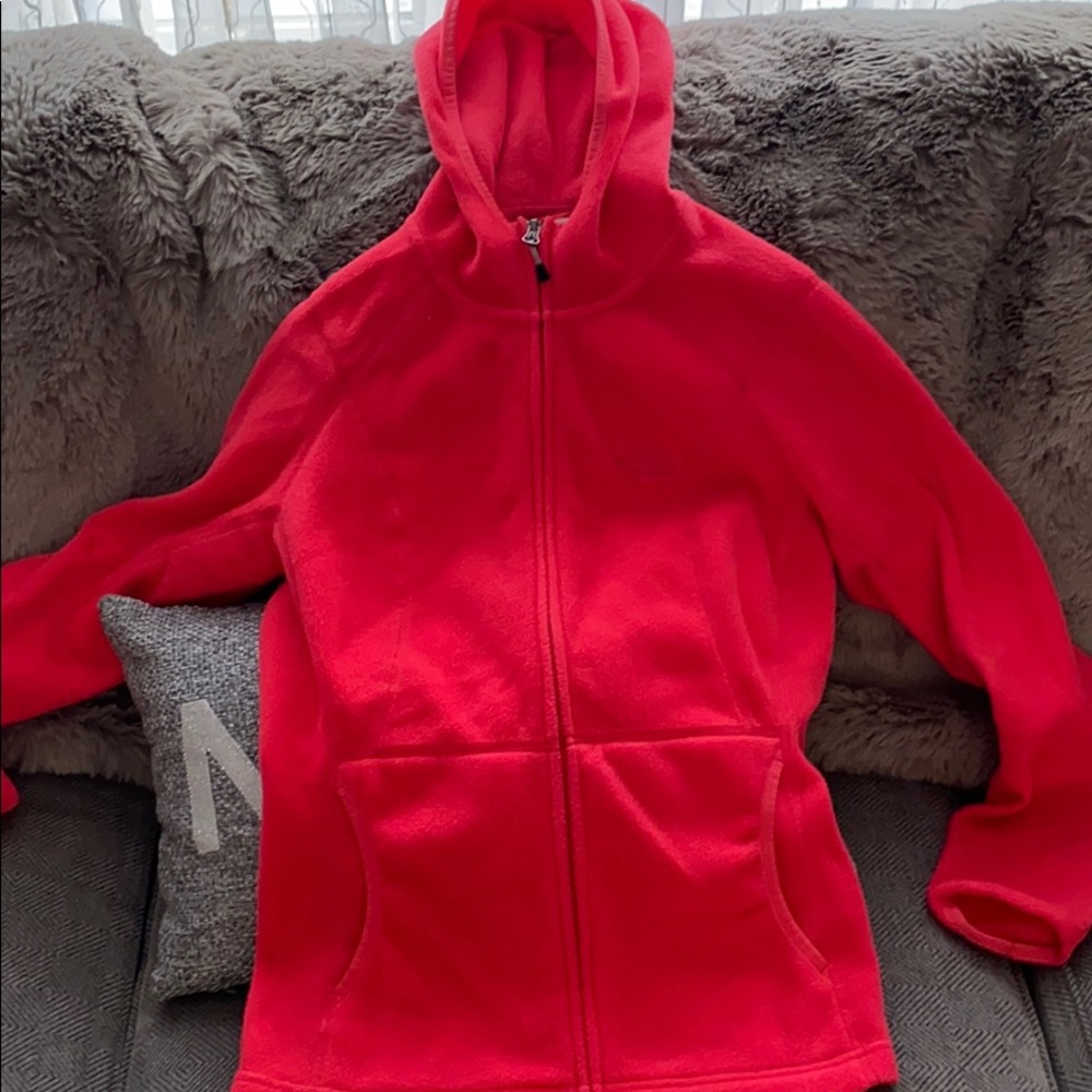 Pink North Face Hoodie